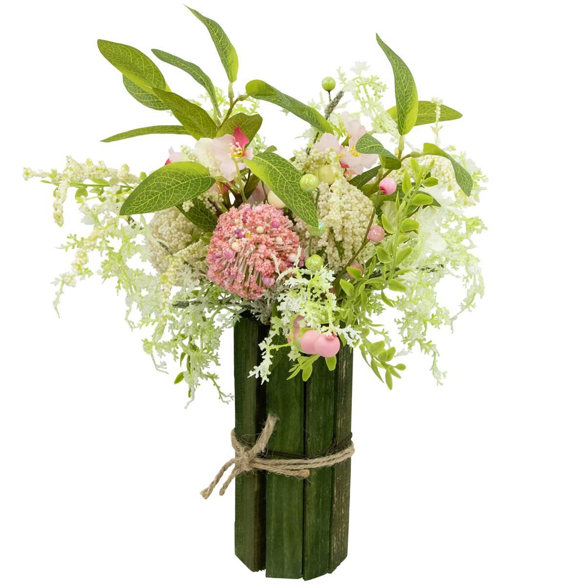 Northlight Seasonal Hydrangea & Berry Spring Bouquet
