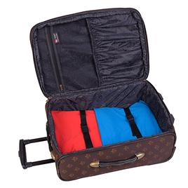 American Flyer Fleur De Lis 4pc. Luggage Set-Black
