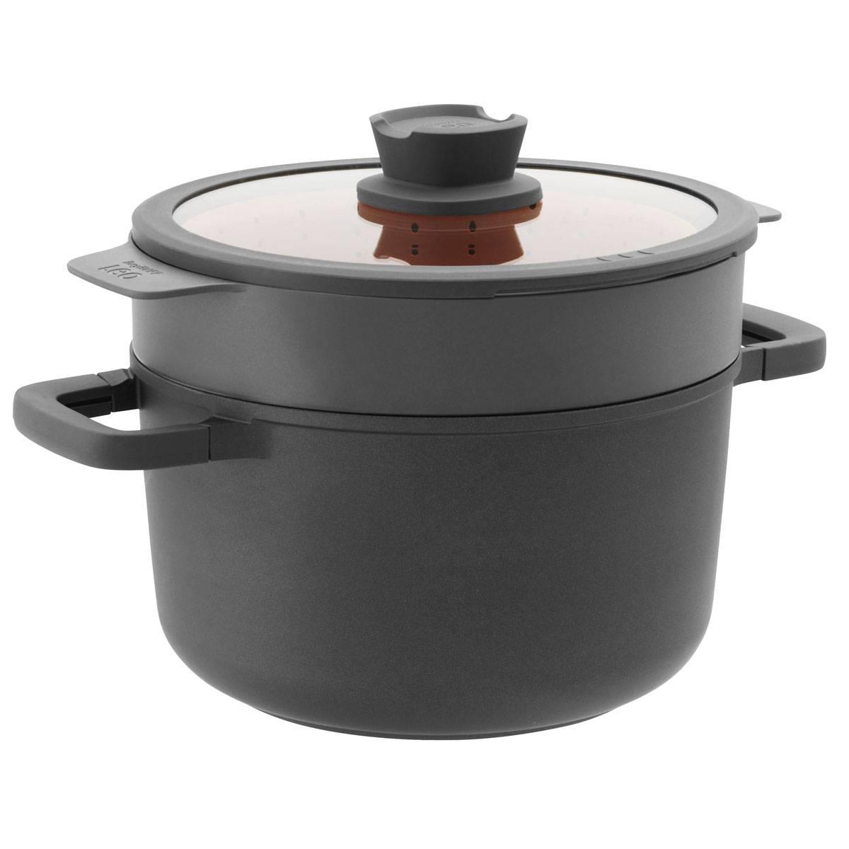 BergHOFF Stone+ Non-stick Ceramic 5.9qt. Stockpot w/ Glass Lid