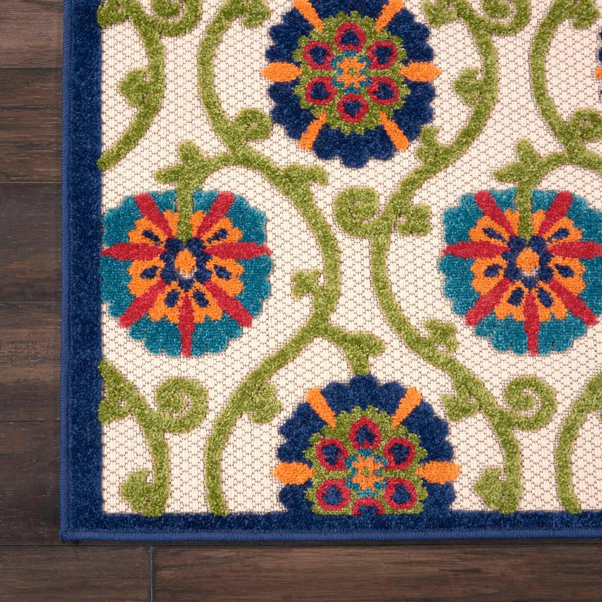 Nourison Aloha Vines Contemporary Indoor/Outdoor Area Rug