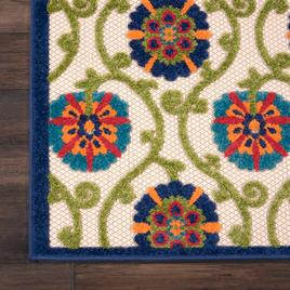 Nourison Aloha Vines Contemporary Indoor/Outdoor Area Rug