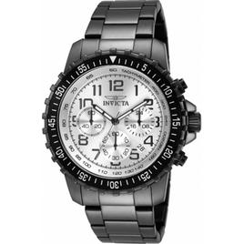 Mens Invicta Specialty Gunmetal Silver Dial Watch - 11370