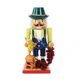 Kurt Adler 10.25in. Wooden Winemaker Nutcracker