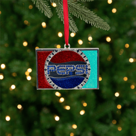 Northlight Pepsi Globe Logo European Crystal Christmas Ornament