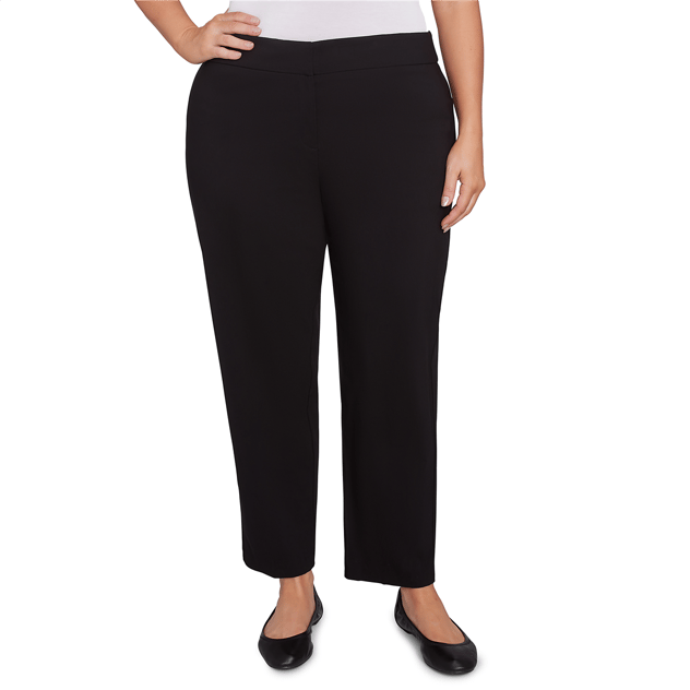 Plus Size Emaline Essentials Pull-On Tech Ankle Pants