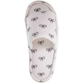 Womens Ella & Joy Bow Slide Slippers