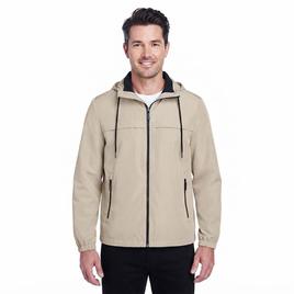 Mens London Fog Hooded Rain Jacket