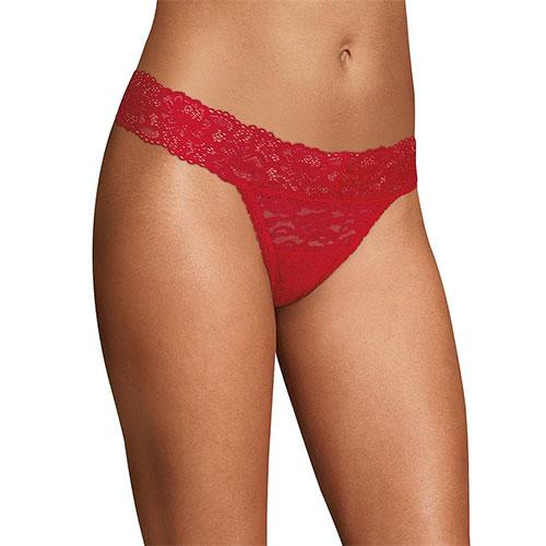 Womens Maidenform® Allover Lace Thong Panties DMESLT