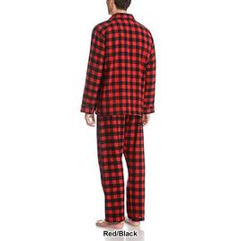 Mens Big & Tall Hanes® Plaid Flannel Pajama Set