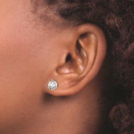 Pure Fire 14kt. White Gold 2ctw. Certified Lab Diamond Earrings
