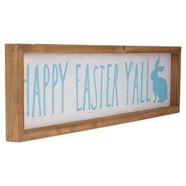 Northlight Seasonal Wooden Framed Happy Easter Y''all Wall Décor