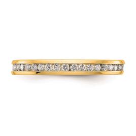 Pure Fire 14kt. Yellow Gold Lab Grown 1/2ctw. Eternity Band