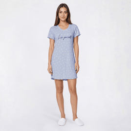 Womens Laura Ashley(R) Love Yourself Hearts Sleepshirt