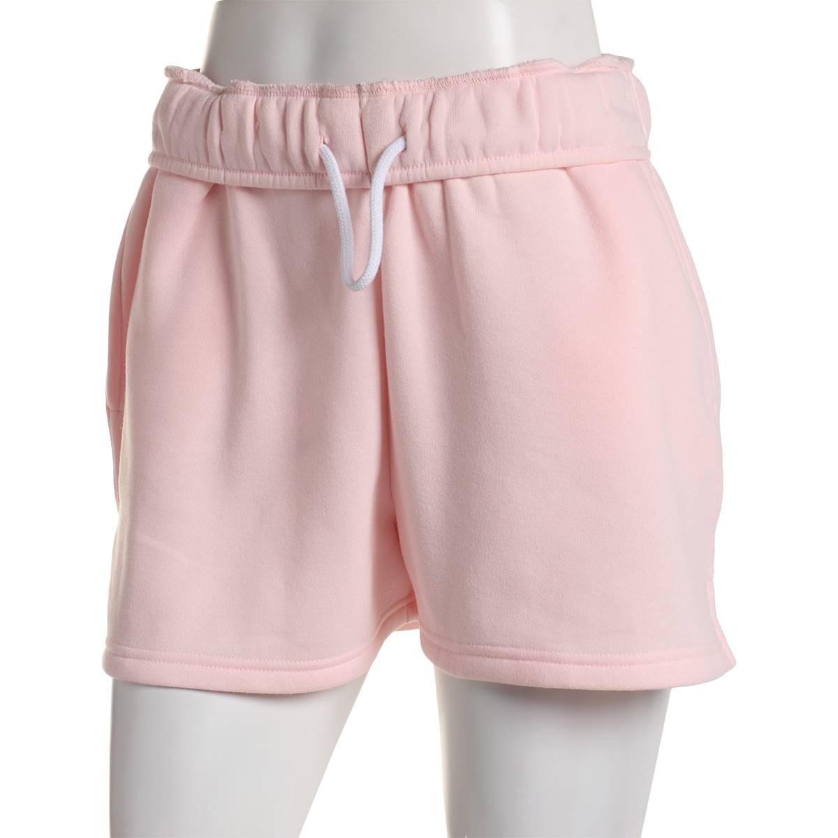 Juniors Derek Heart Fleece High Rise Fold Over Waist Soft Shorts