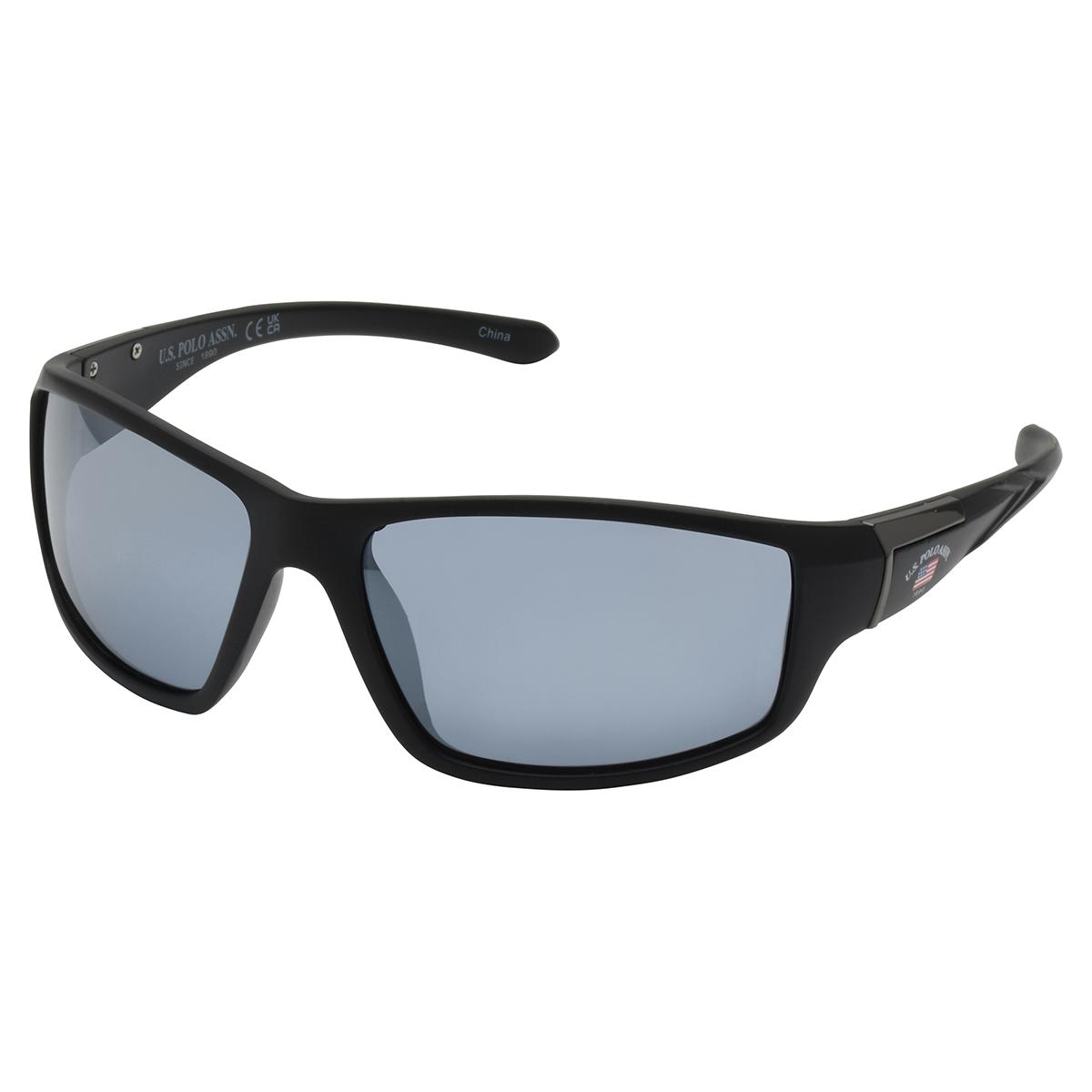 Mens USPA Polarized Sport Wrap Sunglasses