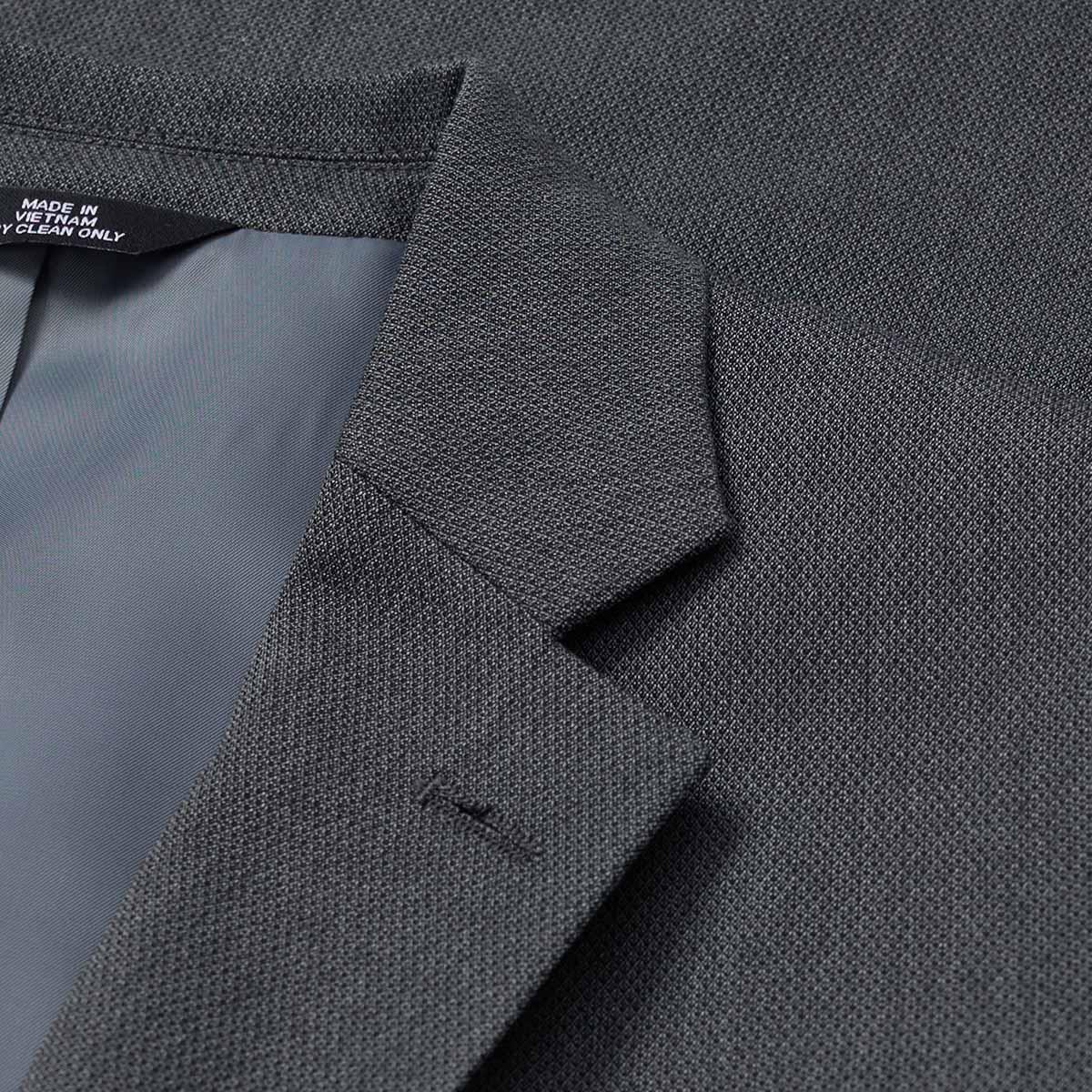 Mens J.M. Haggar® Basketweave Jacket - Dark Grey