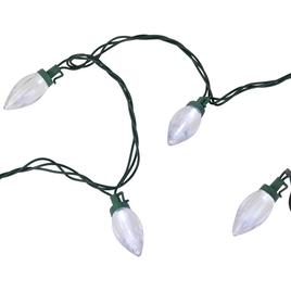 Northlight 25ct. Pure White LED C9 Mini Christmas Lights