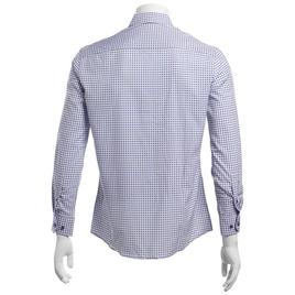 Mens Tom Baine Slim Fit Long Sleeve Gingham Dress Shirt