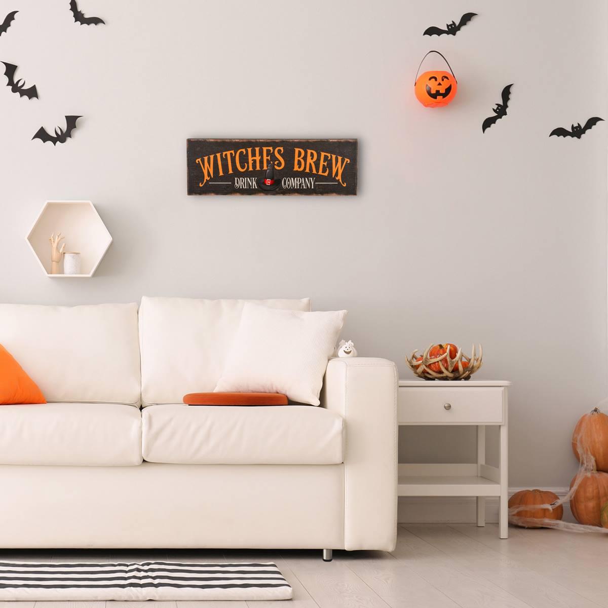National Tree 24in. Witches Brew Wood Wall Sign