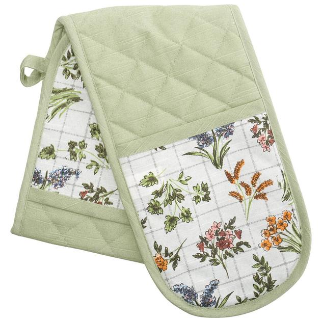 Rustic Charm Double Oven Mitt