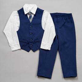 Boys (4-7) Van Heusen(R) Diamond Texture Vest with Bow Tie Set
