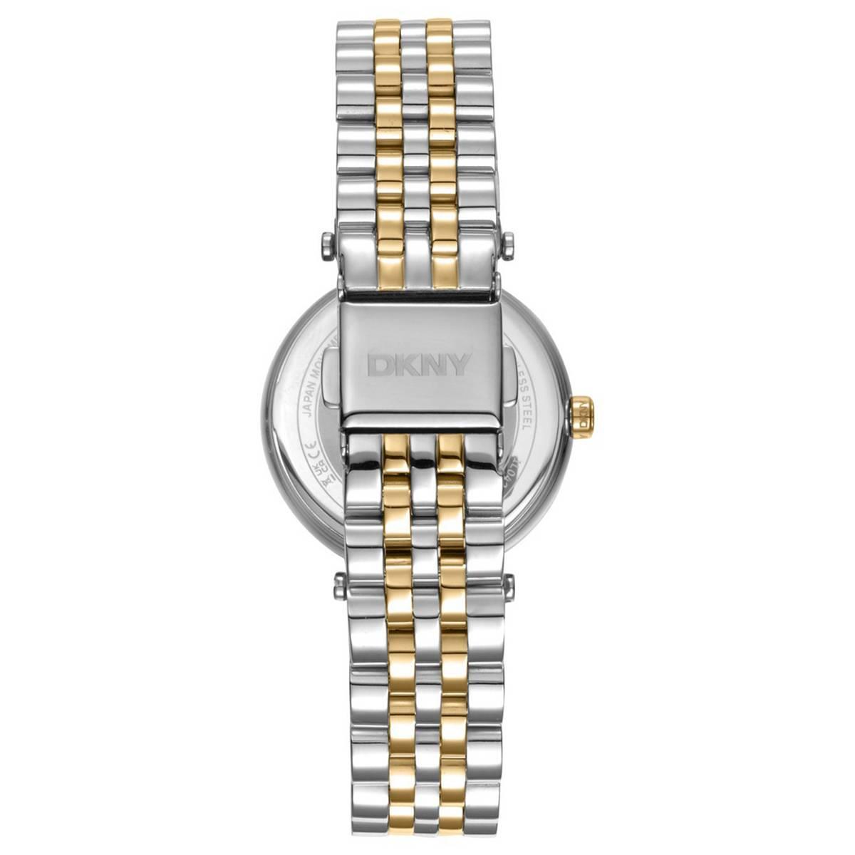 Womens DKNY Essential Glitz Dark Green Dial Watch - DK1L042M0075