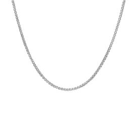 Sterling Silver 20in. Bead Chain Necklace