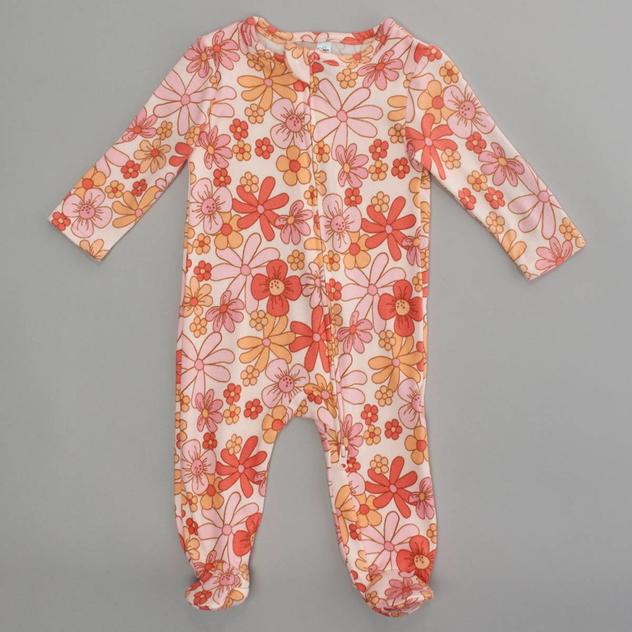 Baby Girl (3-9M) Charlotte & Star Daisy Zip Sleep N Play