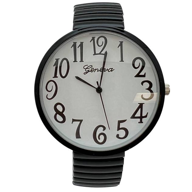 Womens Olivia Pratt™ Super Large Face Stretch Strap Watch - 20108