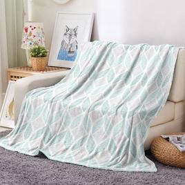 Spirit Linen Home™ Velvet Plush Wavy Geo Throw Blanket