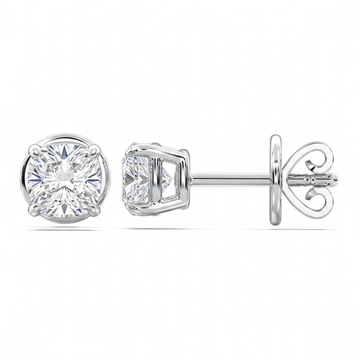 Nova Star(tm) Cushion-Cut 1/2ctw. Lab Grown Diamond Stud Earrings