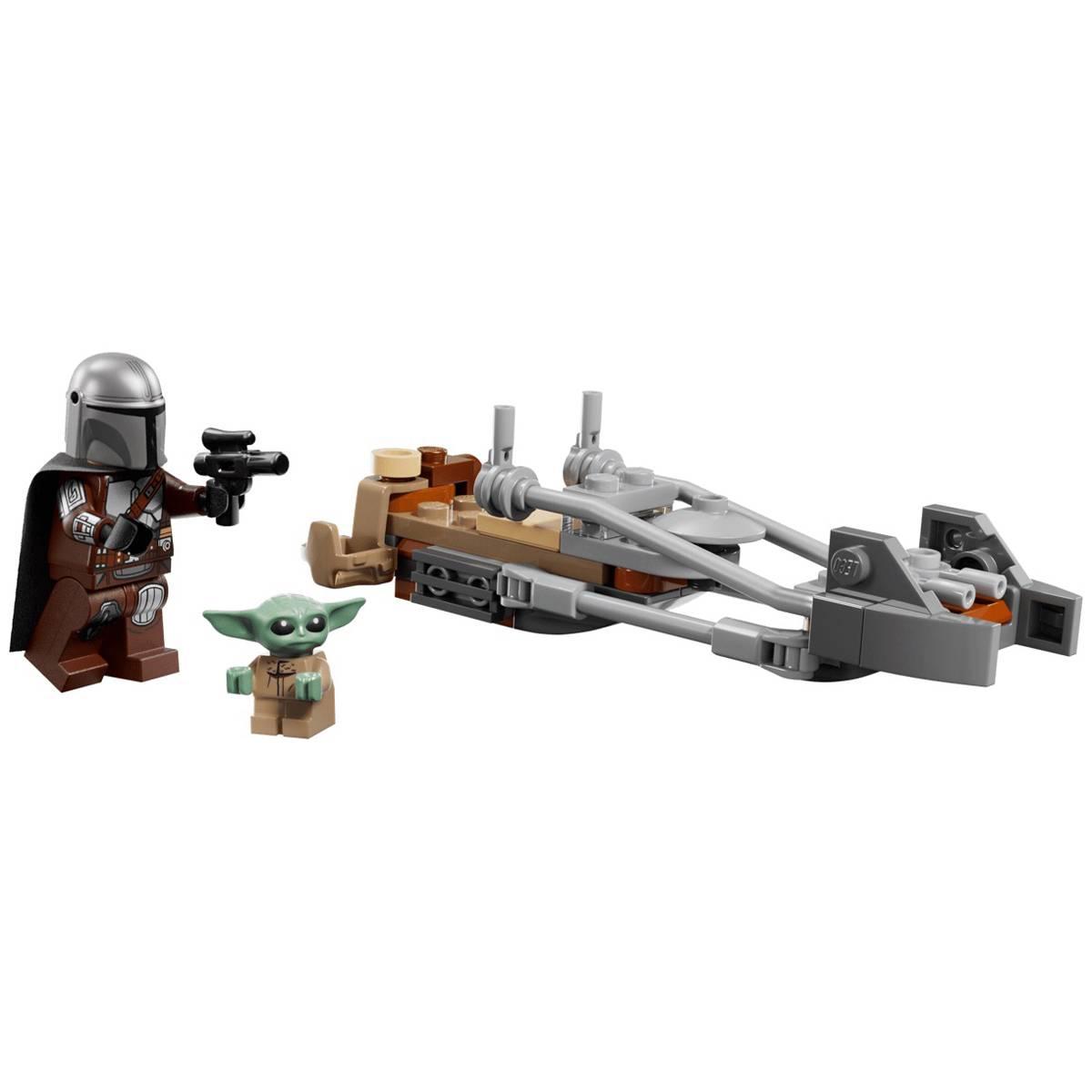 LEGO® Star Wars™ Mandalorian & Grogu''s Speeder Bike Building Kit