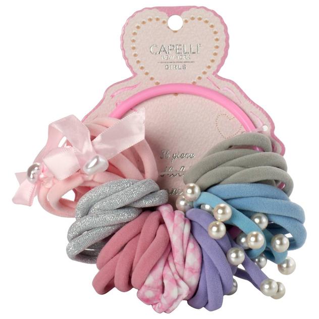 Girls Capelli® New York 35pc. Pony Set & Organizer Ring