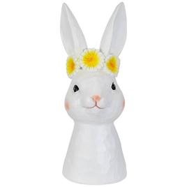 Northlight Seasonal Easter Bunny with Flower Crown Figurine