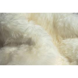 9th & Pike® Natural New Zealand Sheepskin Wool Accent Rug
