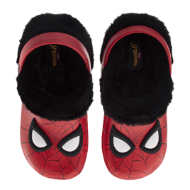 Big Boys Marvel(tm) Avengers Spider-Man Fuzzy Fleece Lined Clogs