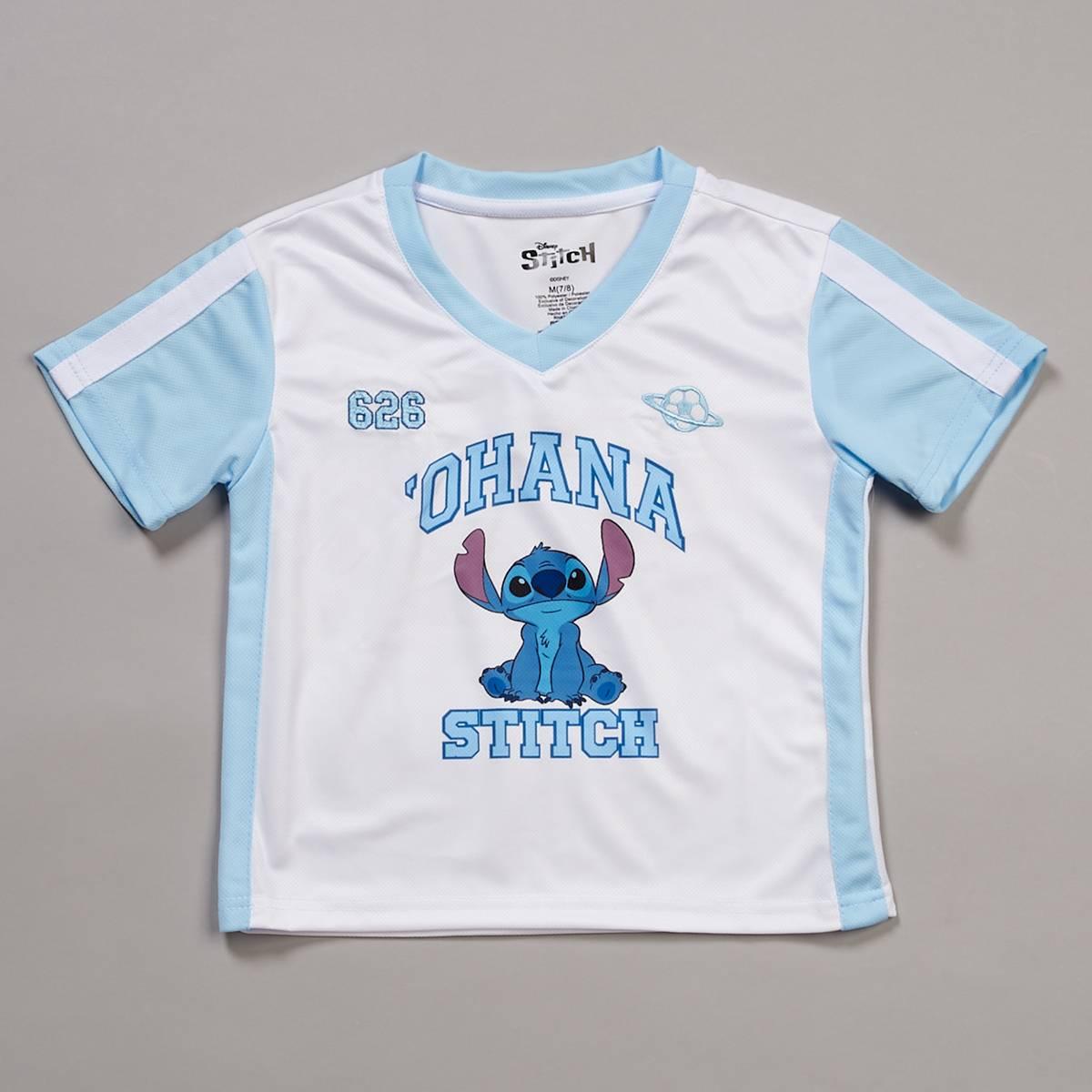 Girls (7-16) Disney Mesh Stitch Soccer Jersey