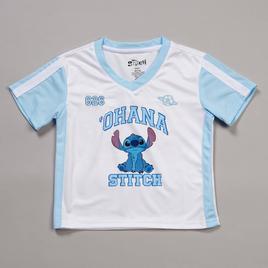 Girls (7-16) Disney Mesh Stitch Soccer Jersey