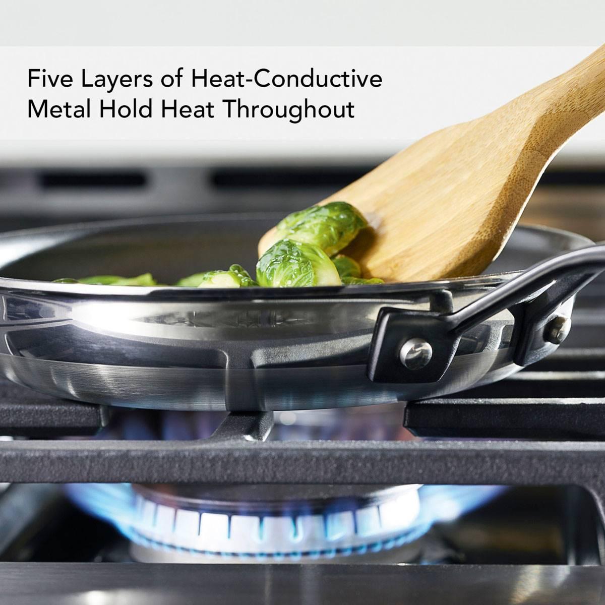 KitchenAid® 8.25in. 5-Ply Stainless Steel Nonstick Frying Pan