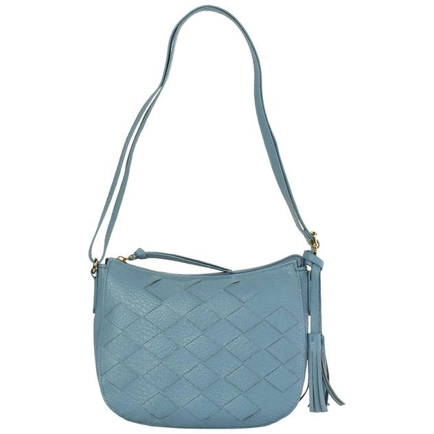 Bueno Woven Panel Mini Crossbody