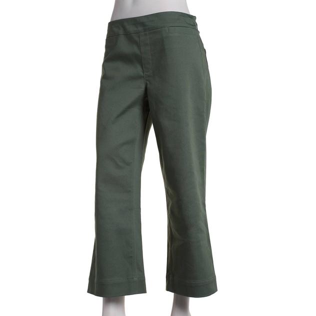 Womens Napa Valley Cotton Super Stretch Wide Leg Crop Pants