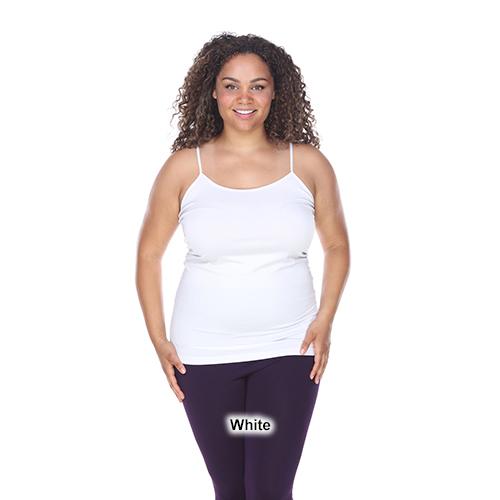 Plus Size White Mark Basic Camisole