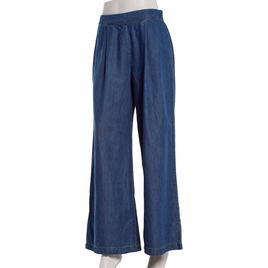 Juniors A. Byer Denim Pleated Wide Leg Pants