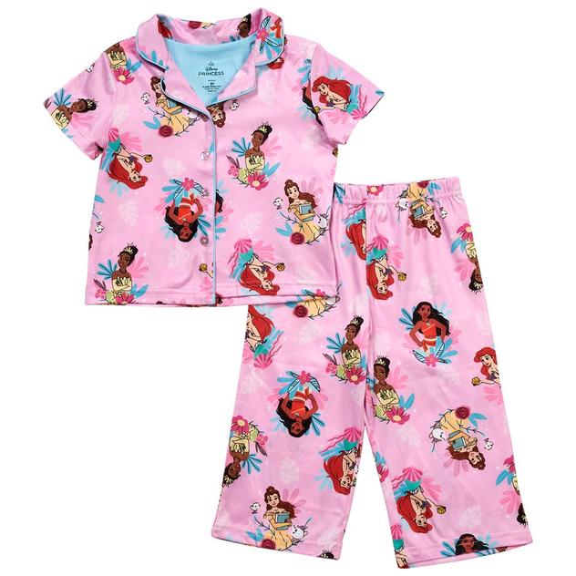 Toddler Girl Disney Princess Icons Pajama Set