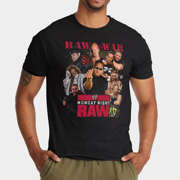 Young Mens WWE® Monday Night Raw® Short Sleeve Graphic Tee