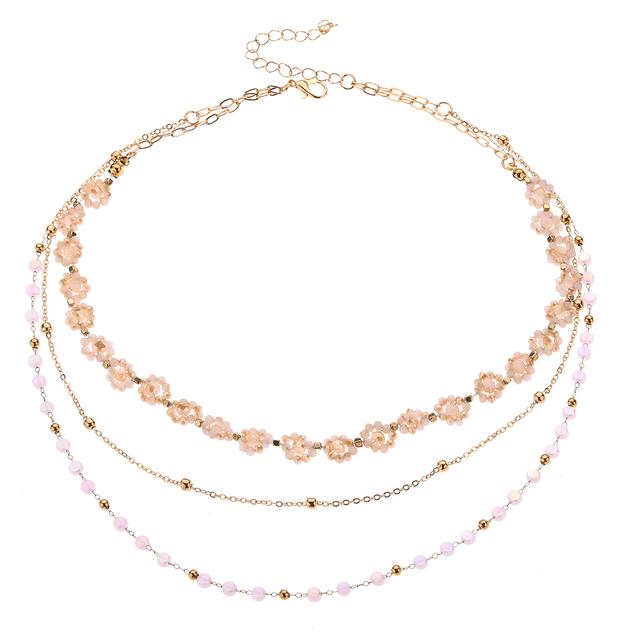 Ashley Cooper™ 3-Row Layered Flower Necklace