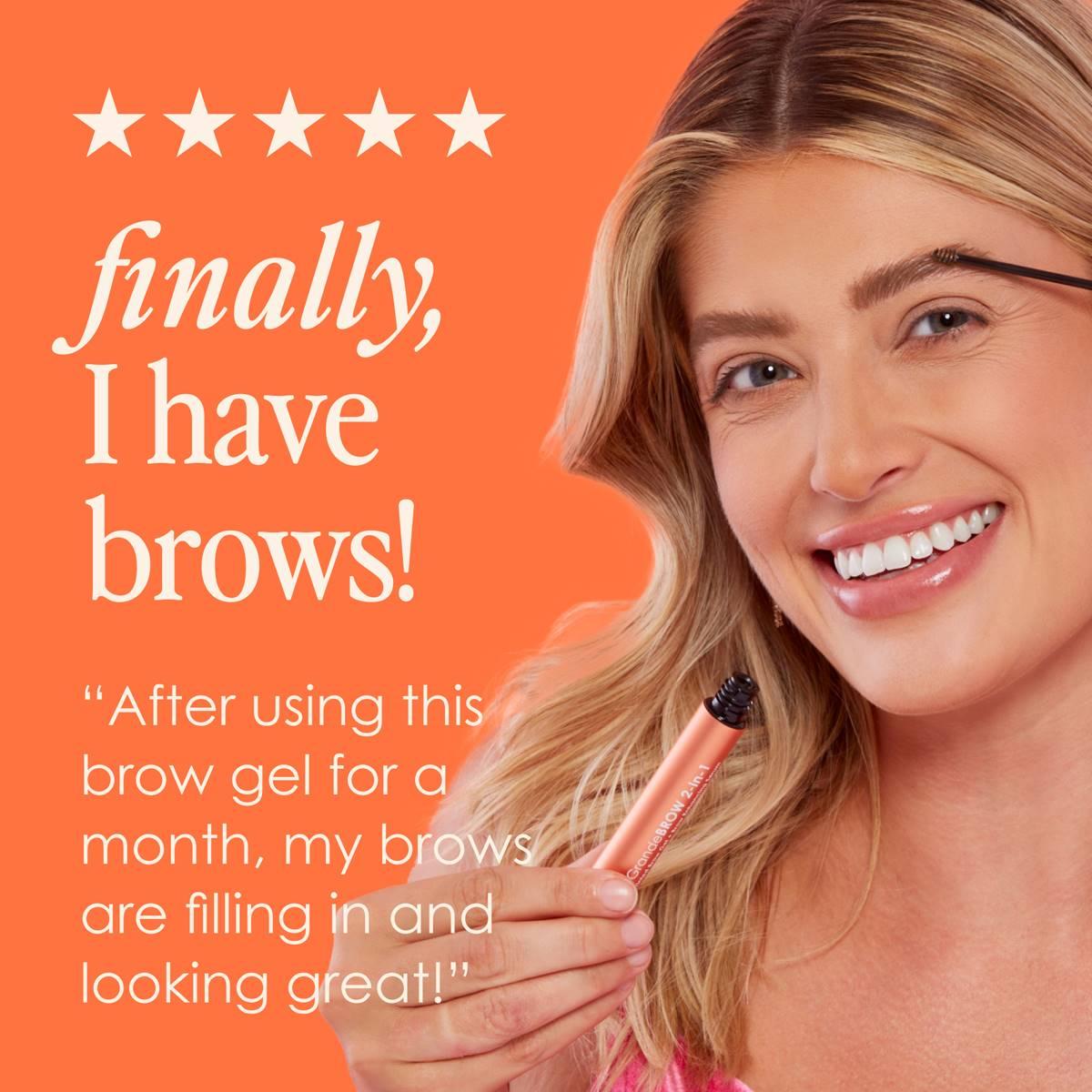 Grande Cosmetics GrandeBROW 2-In-1 Tinted Brow Gel + Brow Serum