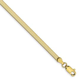 Unisex Gold Classics™ 10kt. 3.0mm 20in. Silky Herringbone Chain