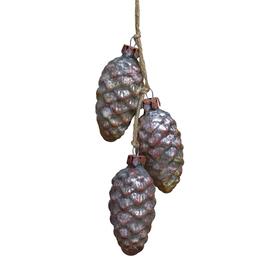 Northlight Seasonal Rust Mercury Christmas Pine Cone Ornament