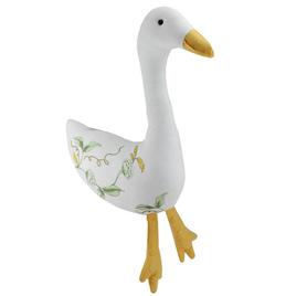 Northlight Seasonal Plush Floral Goose Figurine
